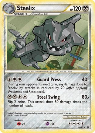 Steelix 024  - Reverse Holofoil Unleashed - Rare