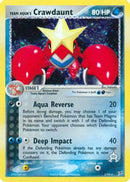 Team Aqua's Crawdaunt 002/95  - Holofoil Team Magma vs Team Aqua - Holo Rare