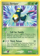 Team Aqua's Seviper 017  - Reverse Holofoil Team Magma vs Team Aqua - Rare