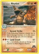 Team Magma's Rhydon 022/95  Team Magma vs Team Aqua - Rare