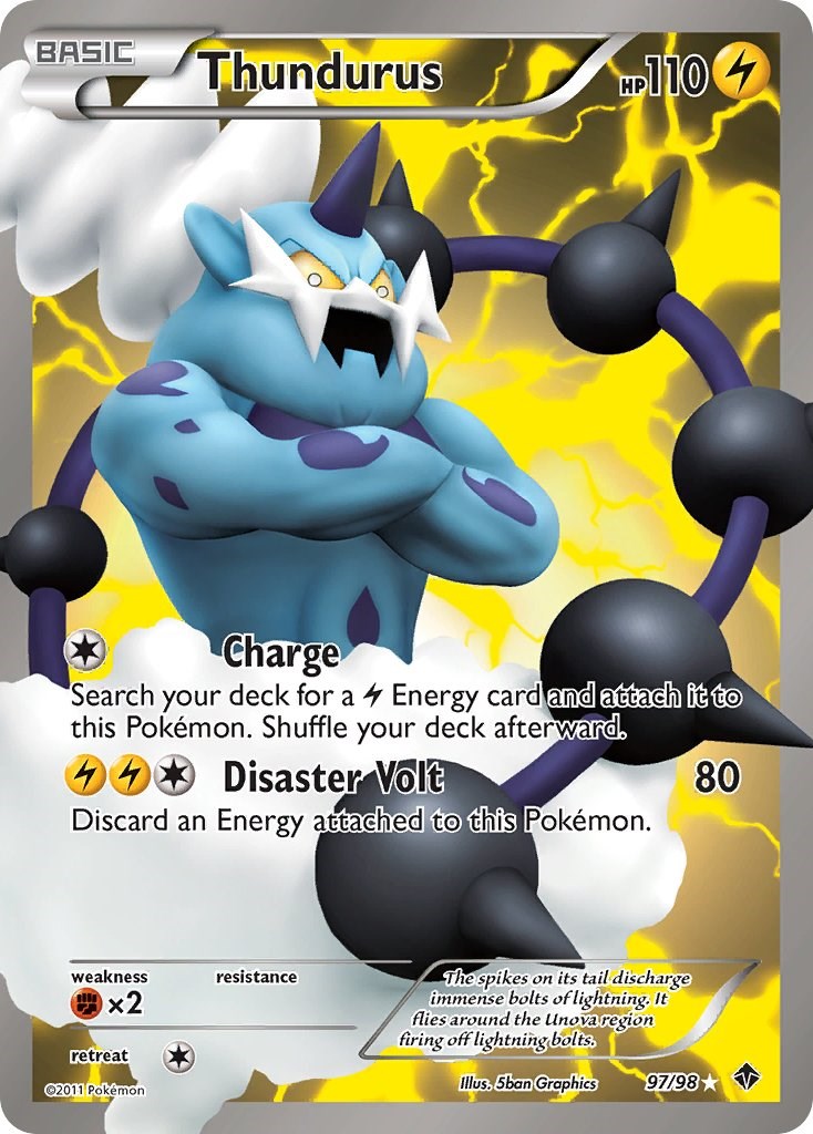 Thundurus Full Art [EPO - 97/98]