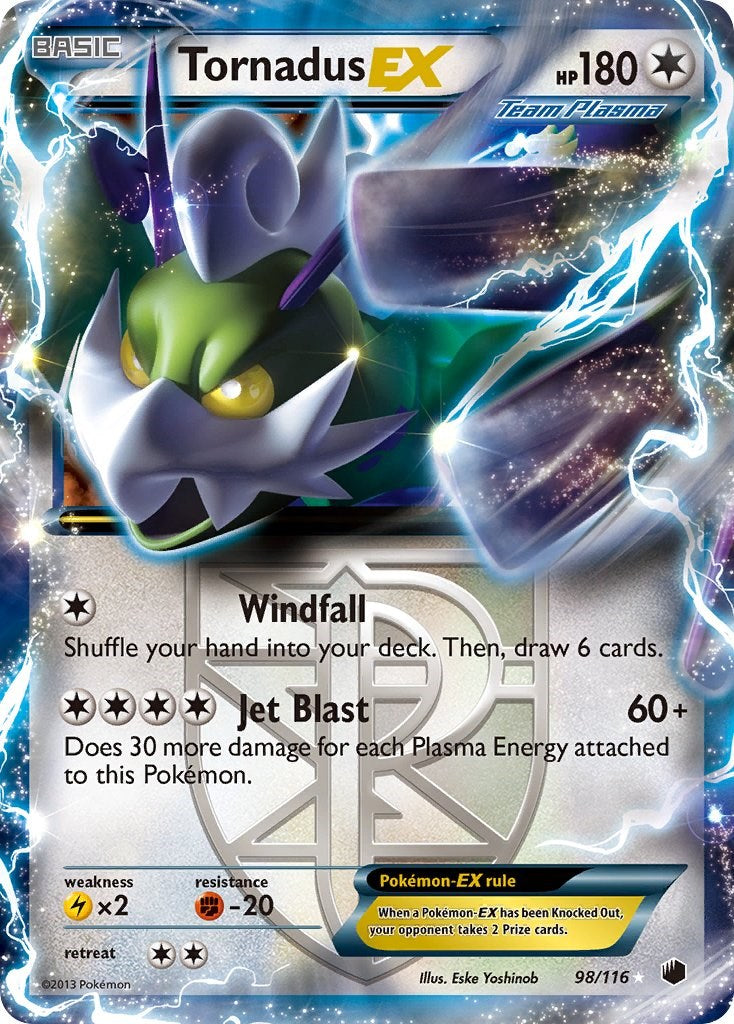 Tornadus EX Team Plasma [PLF - 98/116]