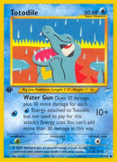 Totodile 085  - 1st Edition Neo Destiny - Common