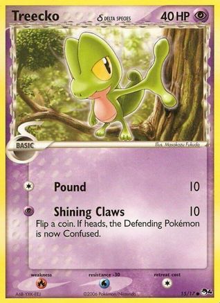 Treecko (Delta Species)/017  POP Series 4 - Common