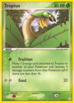 Tropius 027  Hidden Legends - Rare