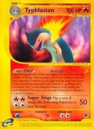 Typhlosion (65) 065  - Reverse Holofoil Expedition - Rare