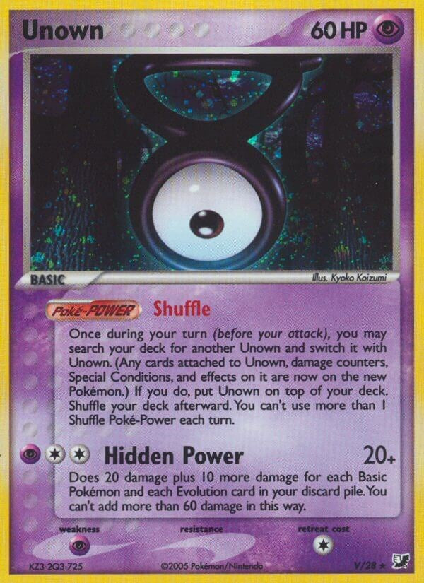 Unown (V) [UF - V/28]