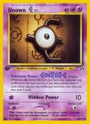 Unown [E] 067  - Unlimited Neo Discovery - Common