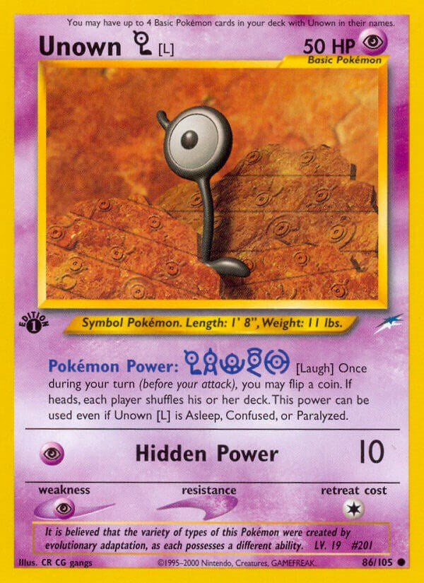 Unown [L] [N4 - 086]