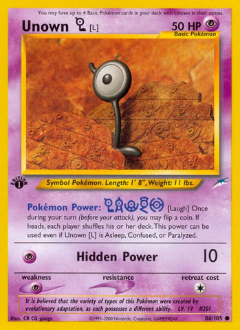 Unown [L] [N4 - 086]