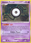 Unown [S]/132  - Reverse Holofoil Secret Wonders - Rare