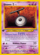 Unown [T] 088/105  - 1st Edition Neo Destiny - Common