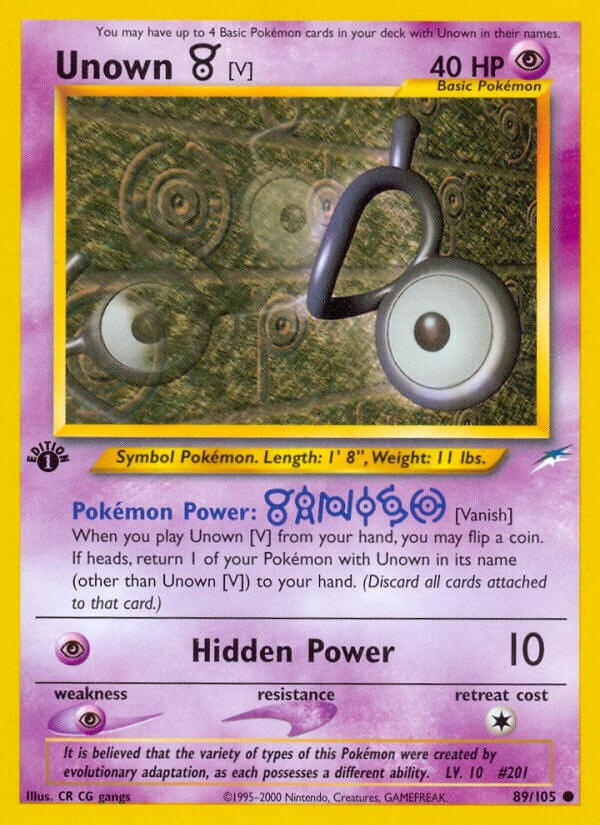 Unown [V] [N4 - 089]