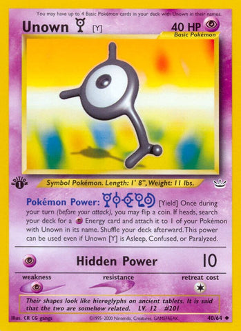 Unown [Y] [N3 - 040]