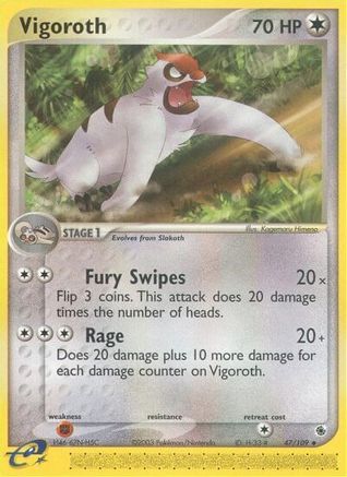 Vigoroth 047  Ruby and Sapphire - Uncommon