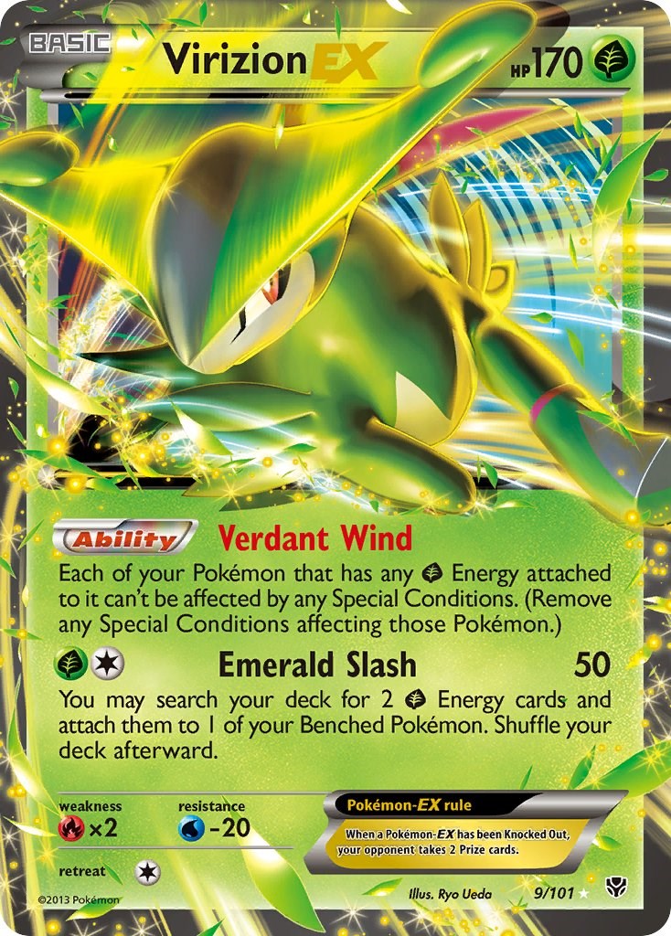 Virizion EX [PLB - 9/101]