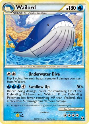 Wailord 031/102  Triumphant - Rare