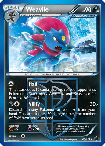 Weavile (Team Plasma) [PLF - 66/116]