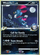Weavile G 017  - Holofoil Platinum - Holo Rare