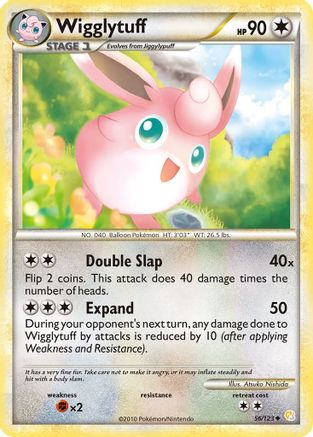 Wigglytuff 056/123  HeartGold SoulSilver - Uncommon
