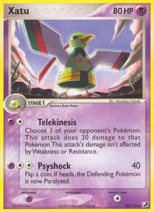 Xatu/115  - Reverse Holofoil Unseen Forces - Uncommon