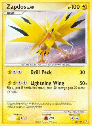 Zapdos (48) 048  Supreme Victors - Rare