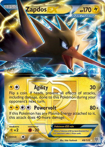 Zapdos EX (Team Plasma) [PLS - 48/135]