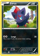 Zorua 070  - Reverse Holofoil Black and White - Common