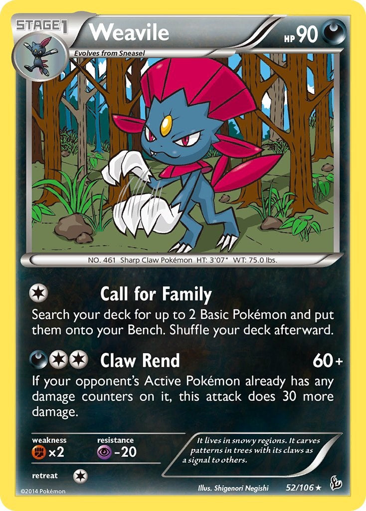 Weavile [FLF - 52/106]