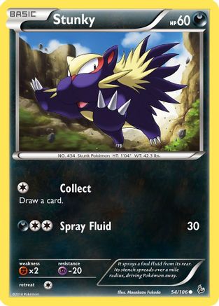 Stunky (54) 054  XY  Flashfire - Common