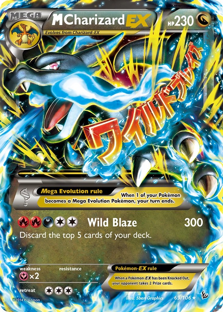 M Charizard EX (X) [FLF - 69/106]