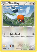 Fletchling 086  - Reverse Holofoil XY  Flashfire - Common