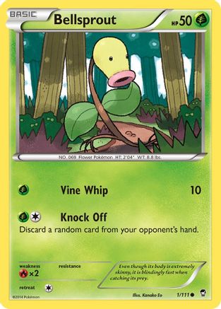 Bellsprout 001 XY  Furious Fists - Common