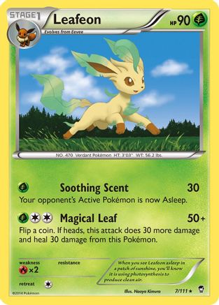 Leafeon 007  XY  Furious Fists - Rare