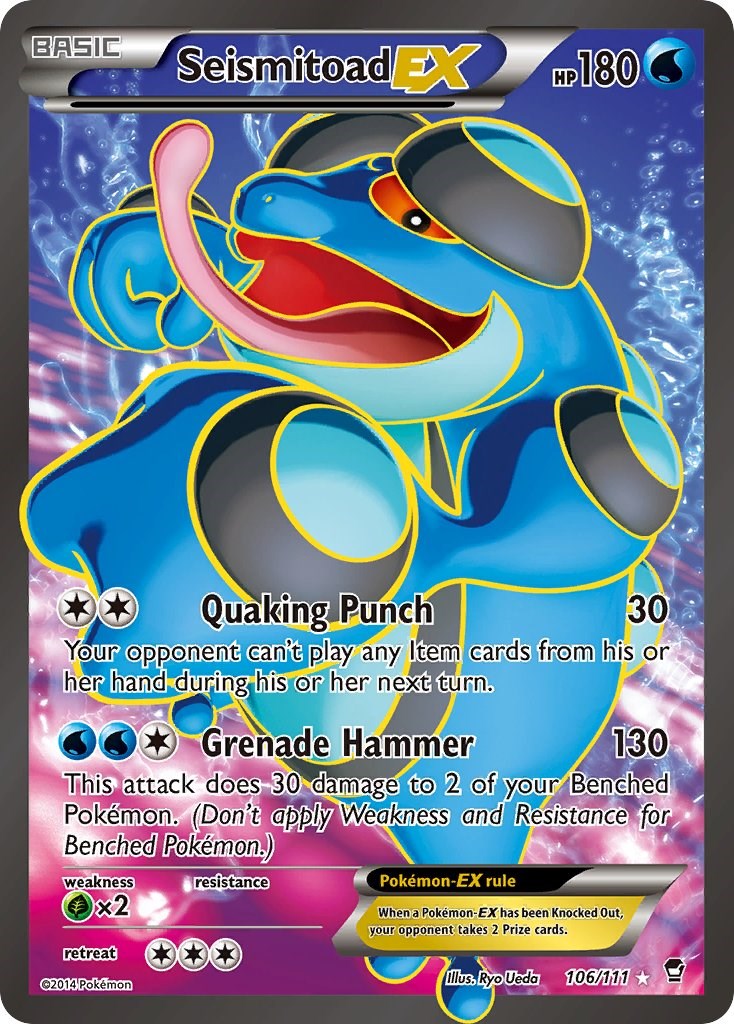 Seismitoad EX Full Art [FFI - 106/111]