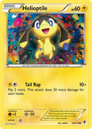 Helioptile (28)  - Reverse Holofoil XY  Phantom Forces - Common