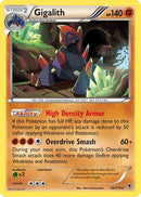 Gigalith  - Reverse Holofoil XY  Phantom Forces - Holo Rare