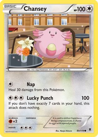 Chansey 080/119 XY  Phantom Forces - Common