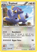 Exploud 085  - Reverse Holofoil XY  Phantom Forces - Rare