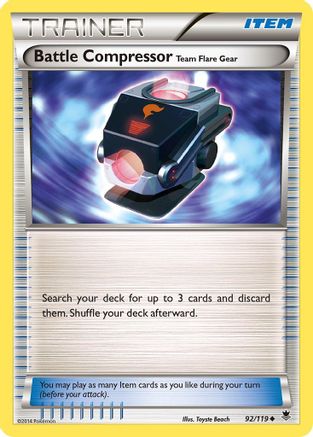 Battle Compressor 092/119 XY  Phantom Forces - Uncommon