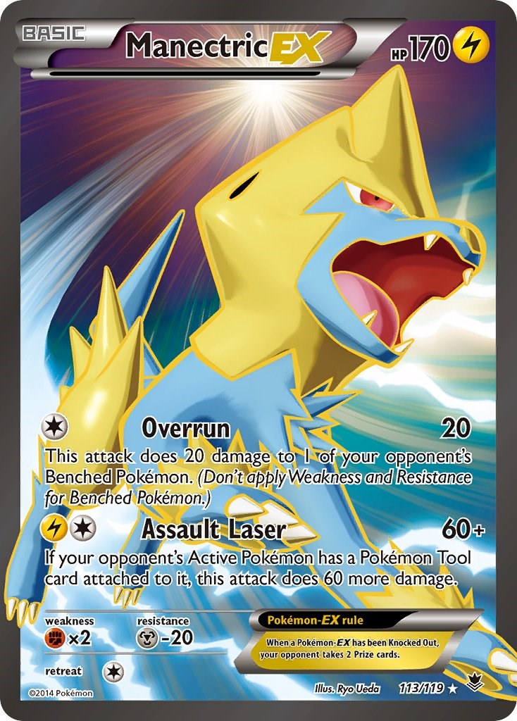 Manectric EX (113 Full Art) [PHF - 113/119]