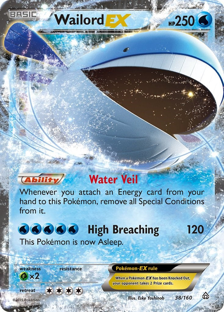 Wailord EX [PRC - 38/160]