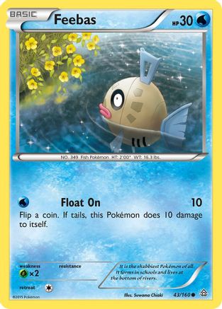 Feebas 043/160 XY  Primal Clash - Common