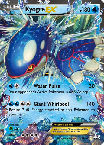 Kyogre EX [PRC - 54/160]