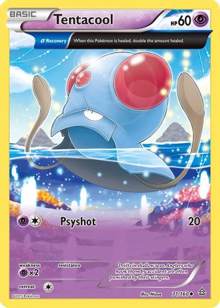 Tentacool (Alpha) 071  XY  Primal Clash - Uncommon