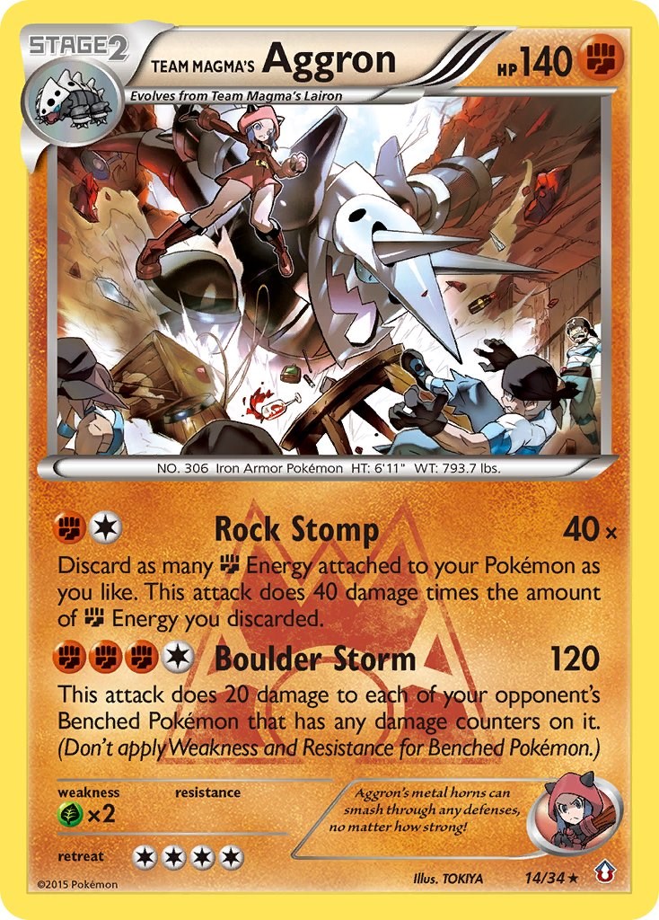 Team Magmas Aggron [DCR - 14/34]