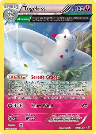 Togekiss (46 Delta) 046/108  - Holofoil XY  Roaring Skies - Holo Rare