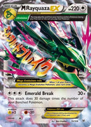 M Rayquaza EX (76) 076  - Holofoil XY  Roaring Skies - Ultra Rare