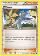 Winona 096/108  - Reverse Holofoil XY  Roaring Skies - Uncommon