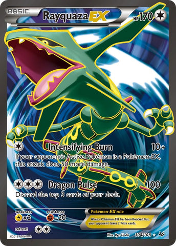 Rayquaza EX (104 Full Art) [ROS - 104/108]